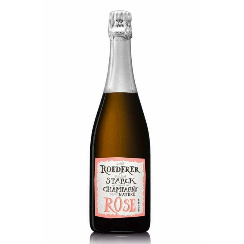 Louis Roederer Brut Nature Rose 2012 by Philippe Starck (1x75cl)
