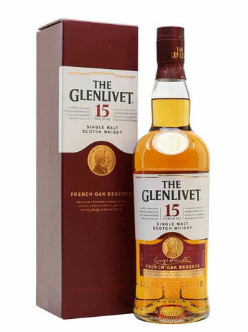 Glenlivet French Oak Reserve 15 Years Old Single Malt Whisky (1x70cl)