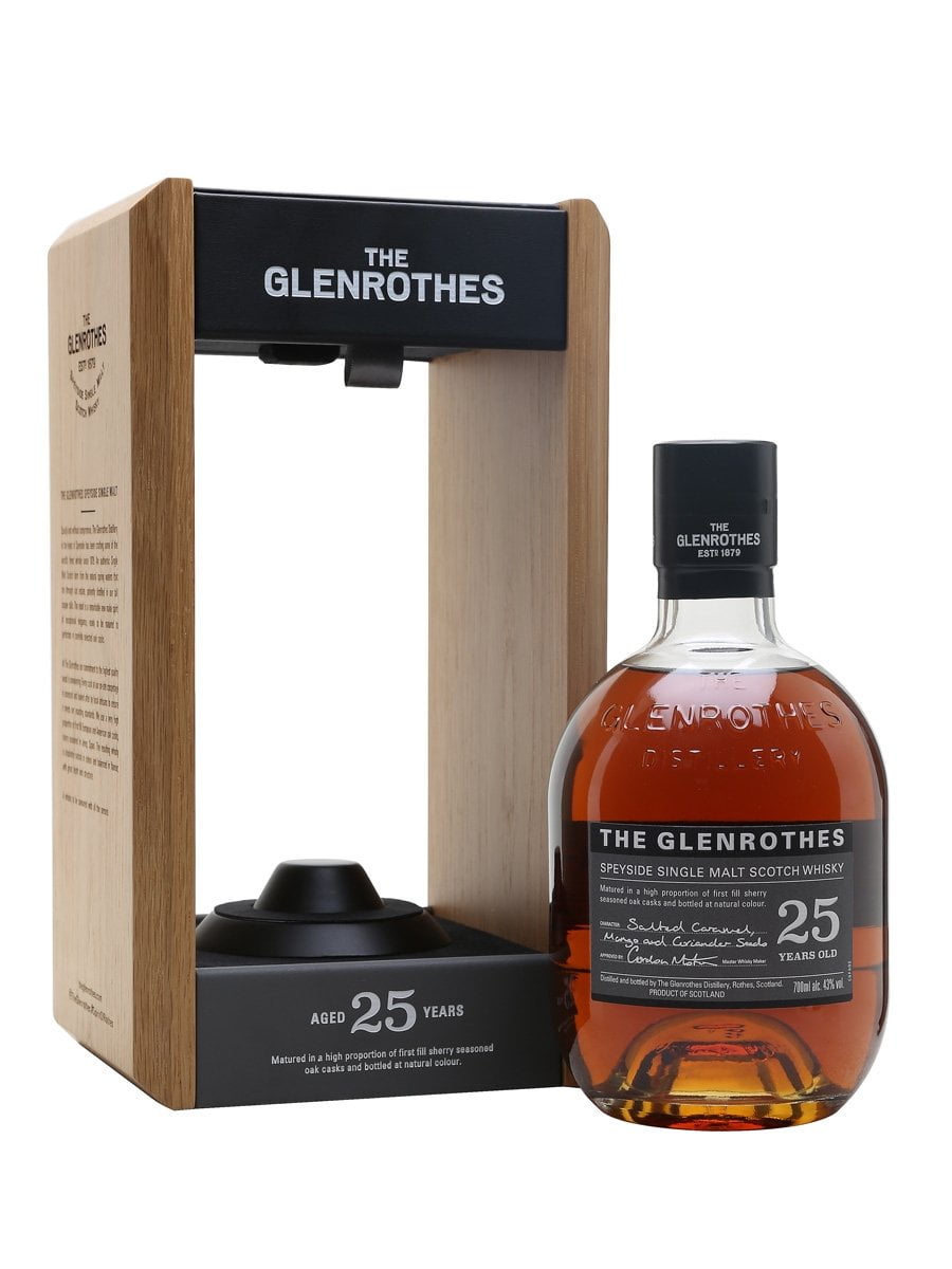 Glenrothes 25 Year Old Single Malt Scotch Whisky (1x70cl)