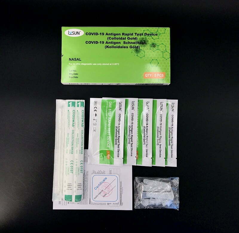 [Gift Item] Brochures Covid-19 Antigen rapid test (5pc)
