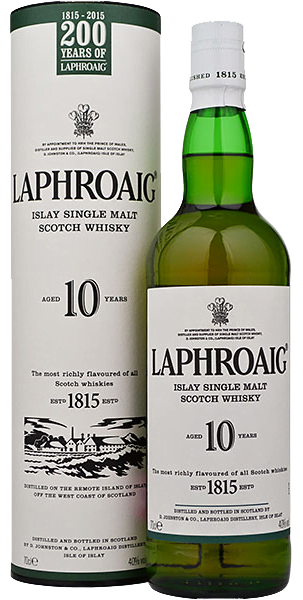 Laphroaig 10 Years Single Malt (1x70cl)