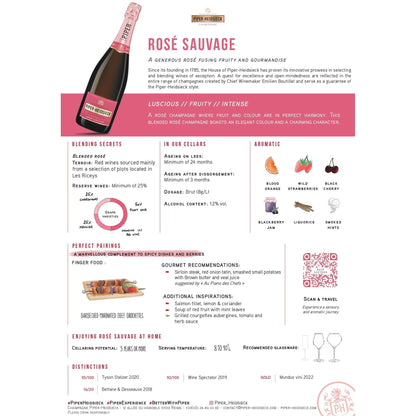 Piper Heidsieck Rose Sauvage NV (1x75cl)