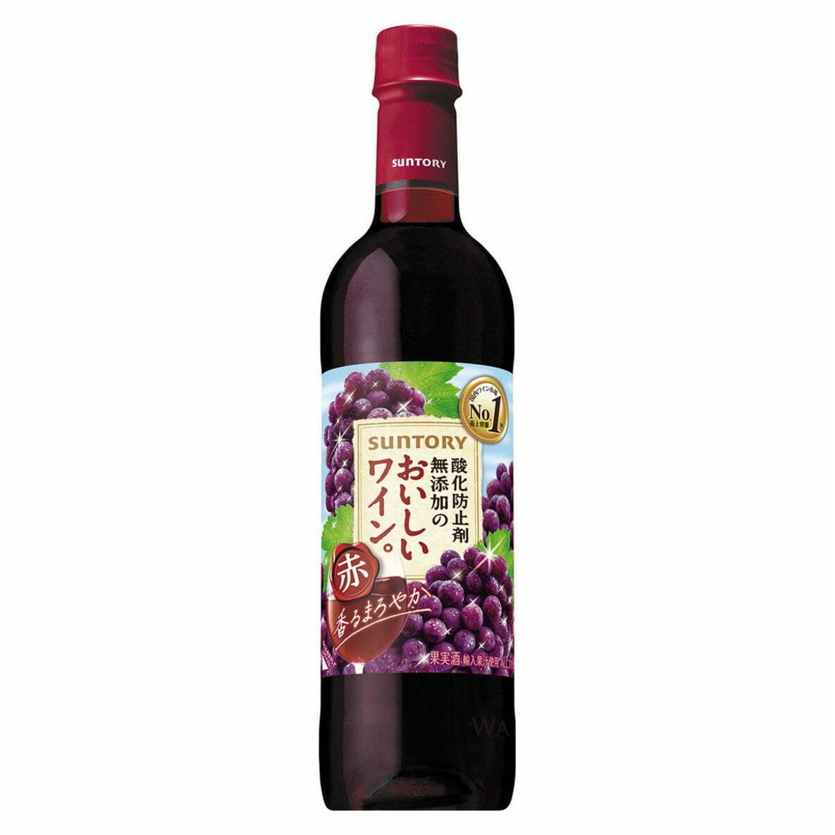 Suntory Antioxidant Additive Free Red Wine NV (1x72cl)