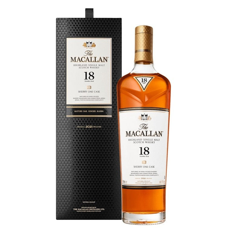 Macallan 18 Years Old Sherry Oak 2018 (1x70cl)