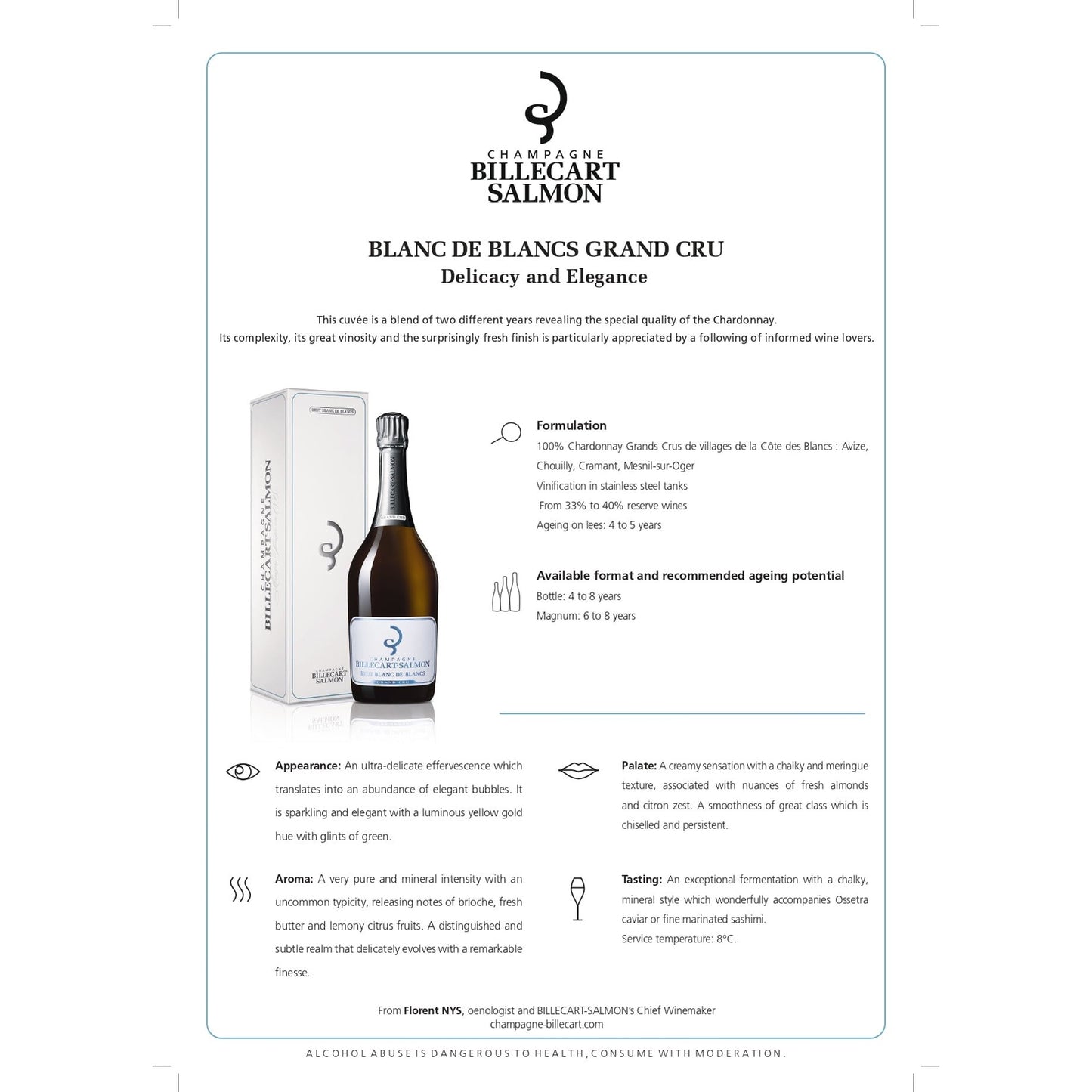 Billecart Salmon Blanc De Blancs NV (1x75cl)