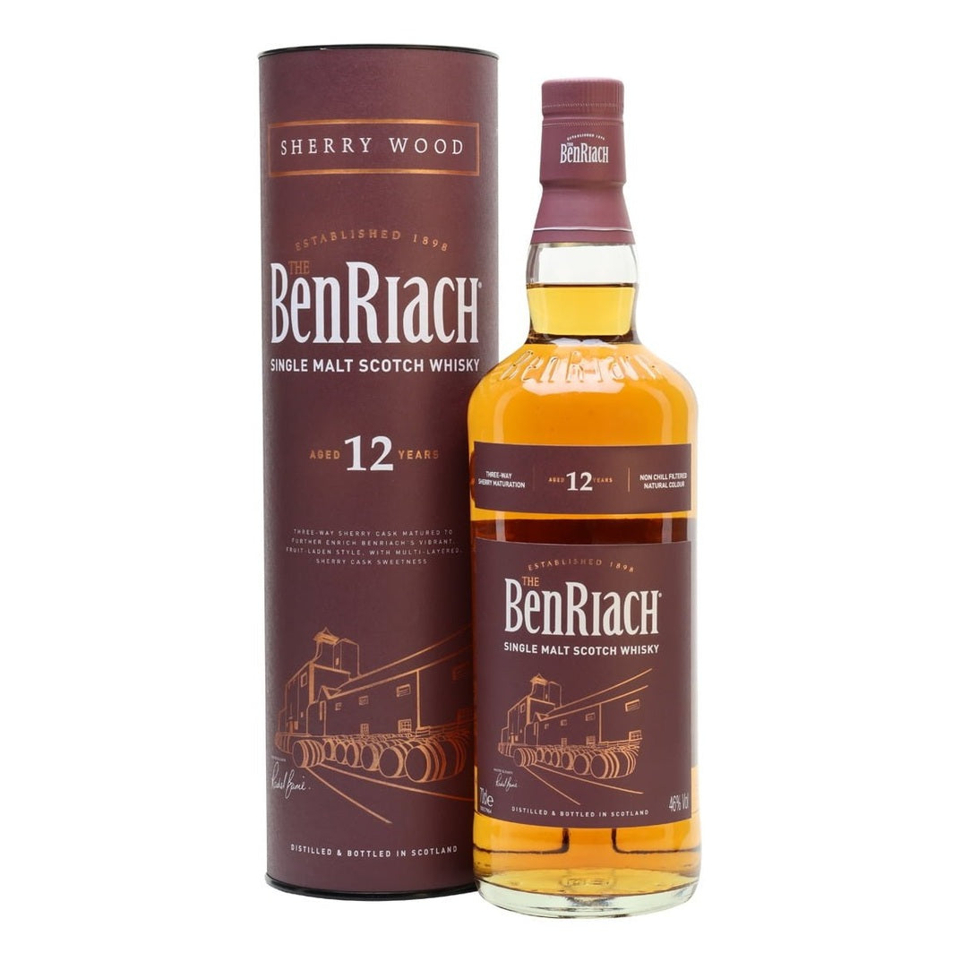 BenRiach 12 sherry Year Old  (1x70cl)