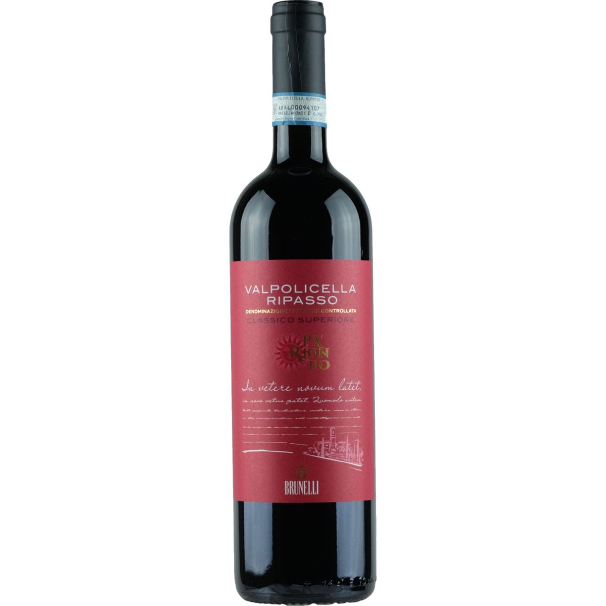 Brunelli Vino Rosso Valpolicella Ripasso DOC Classico 2019 (1x75cl)