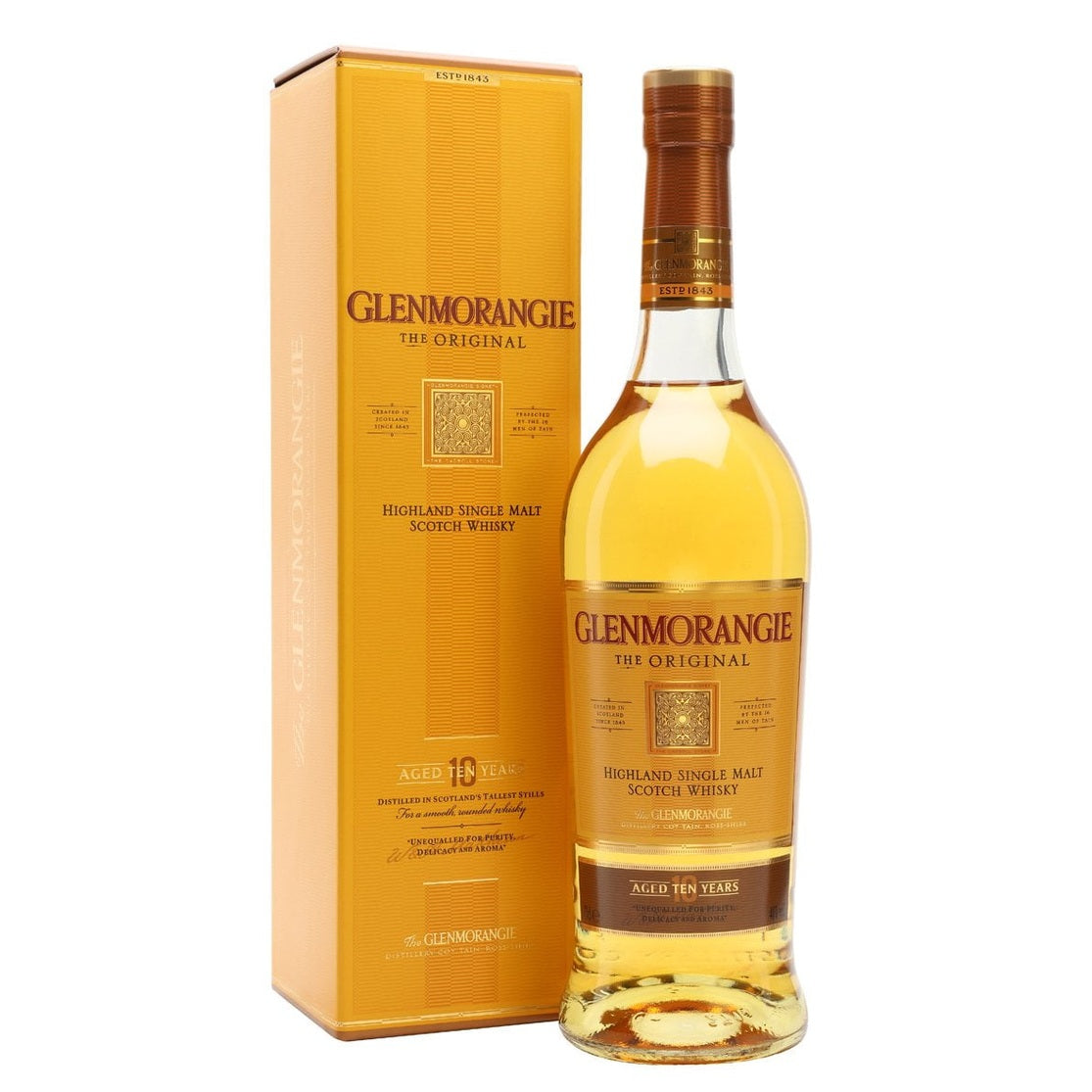 Glenmorangie The Original 10 Year Single Malt Whisky (1x70cl)