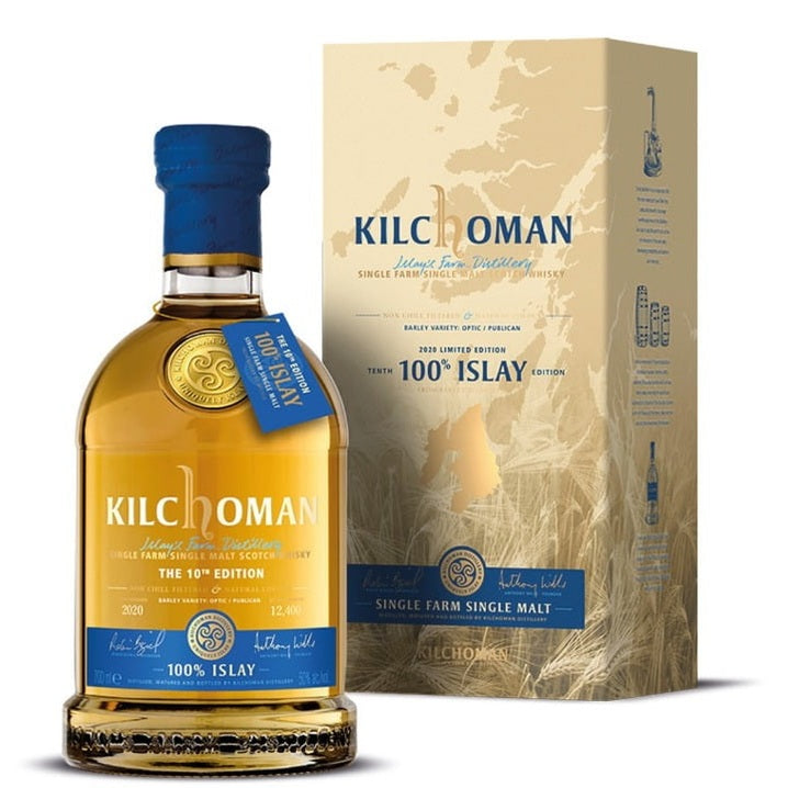 Kilchoman 100% Islay 10th Edition Single Malt Scotch Whisky 2020 (1x70cl)
