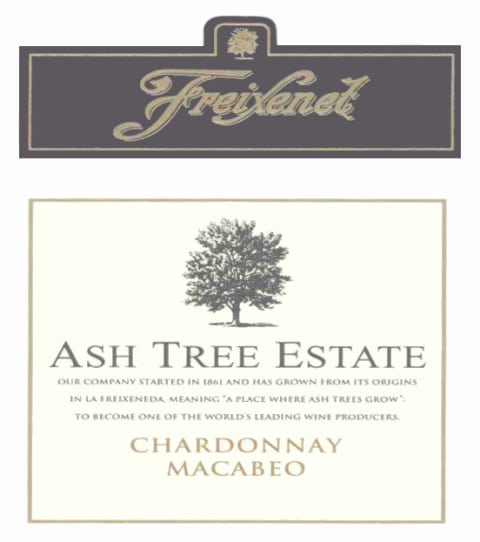 Freixenet Ash Tree Estate Chardonnay Macabeo 2019 (1x75cl)