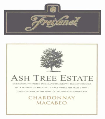 Freixenet Ash Tree Estate Chardonnay Macabeo 2019 (1x75cl)